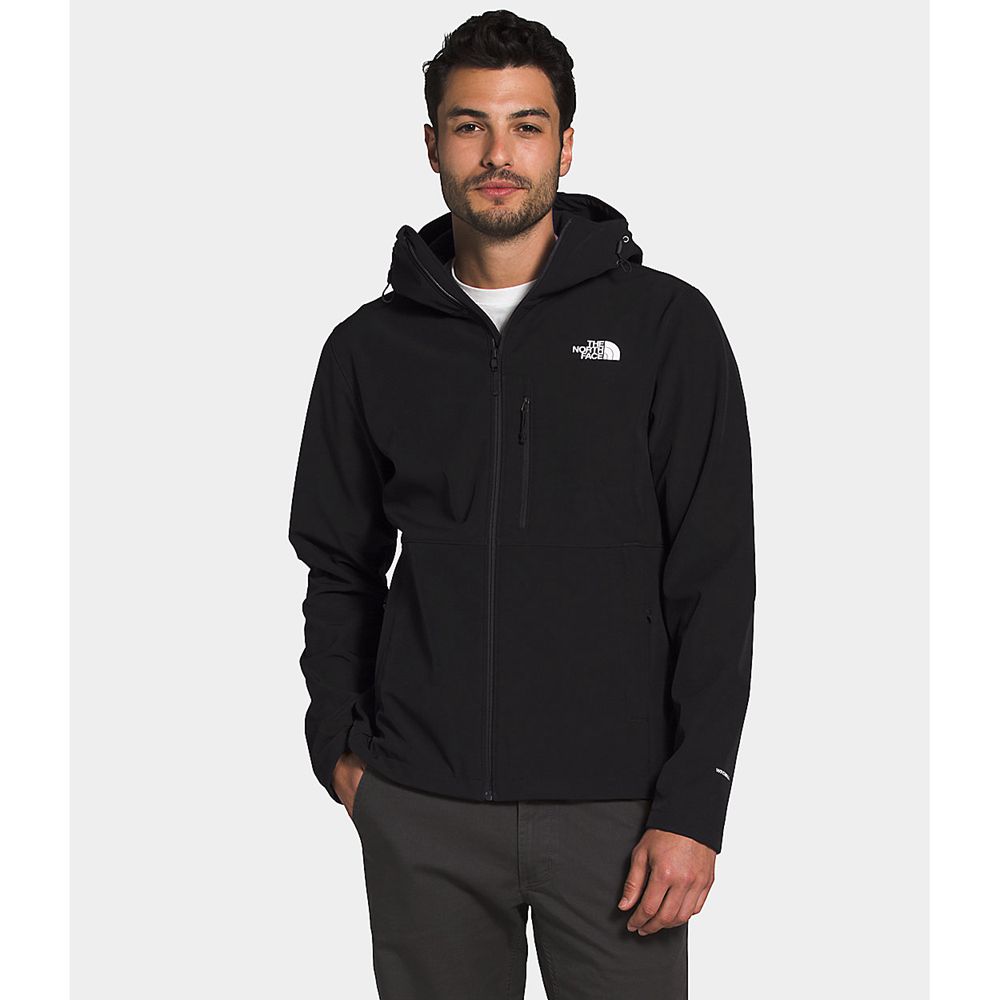 The North Face Hooded Jacket Mens Australia - The North Face Apex Bionic Black (SLB-829573)